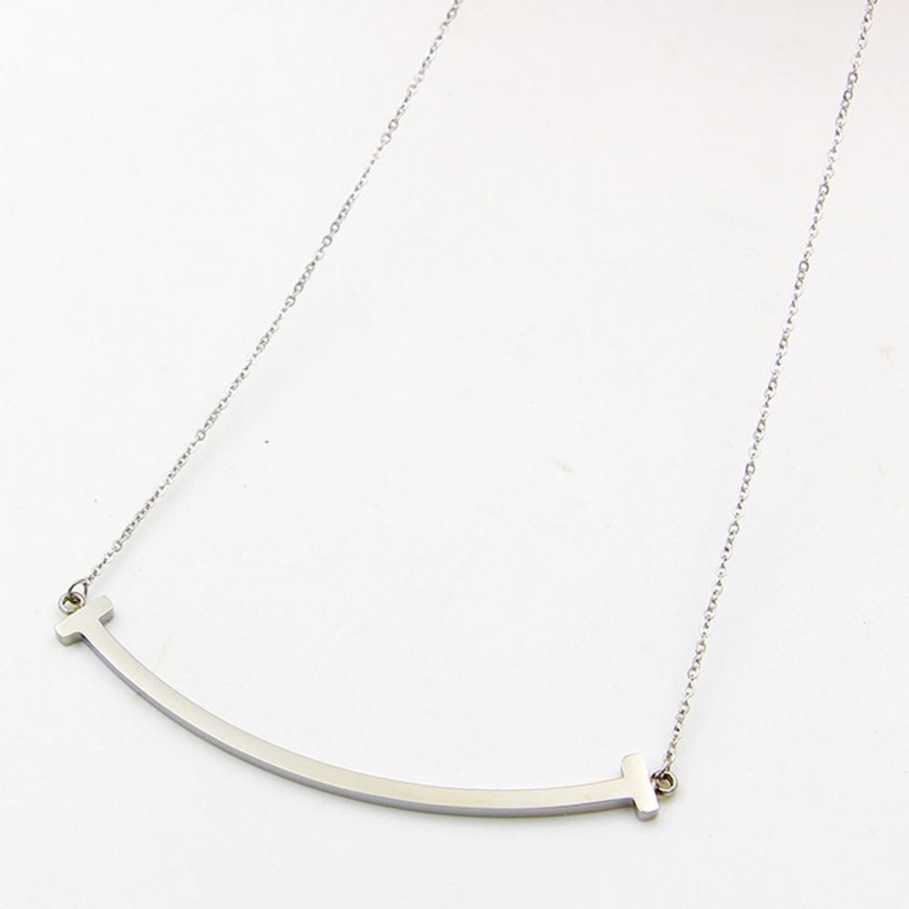 Tiffany T Happy Smile Necklace